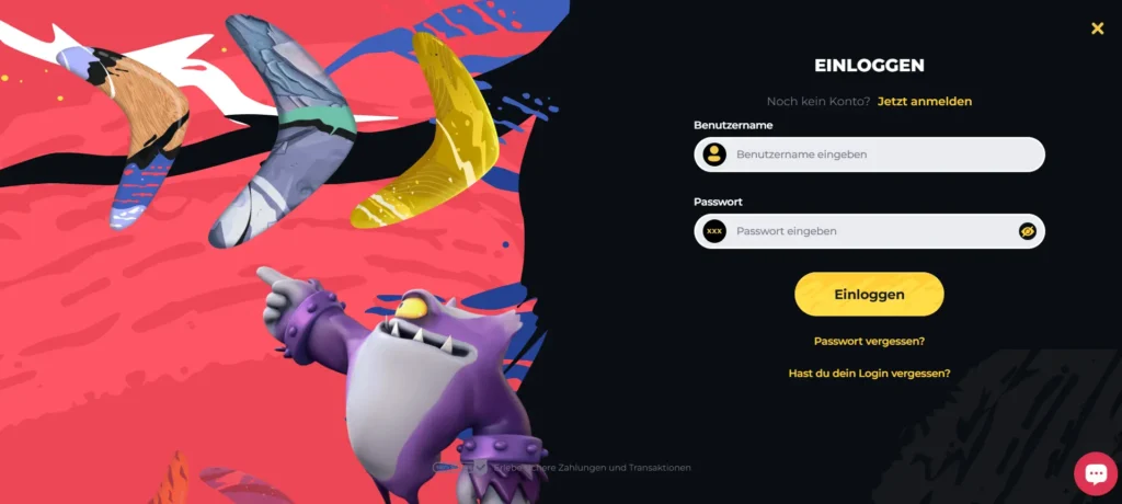 Boomerang Casino Login