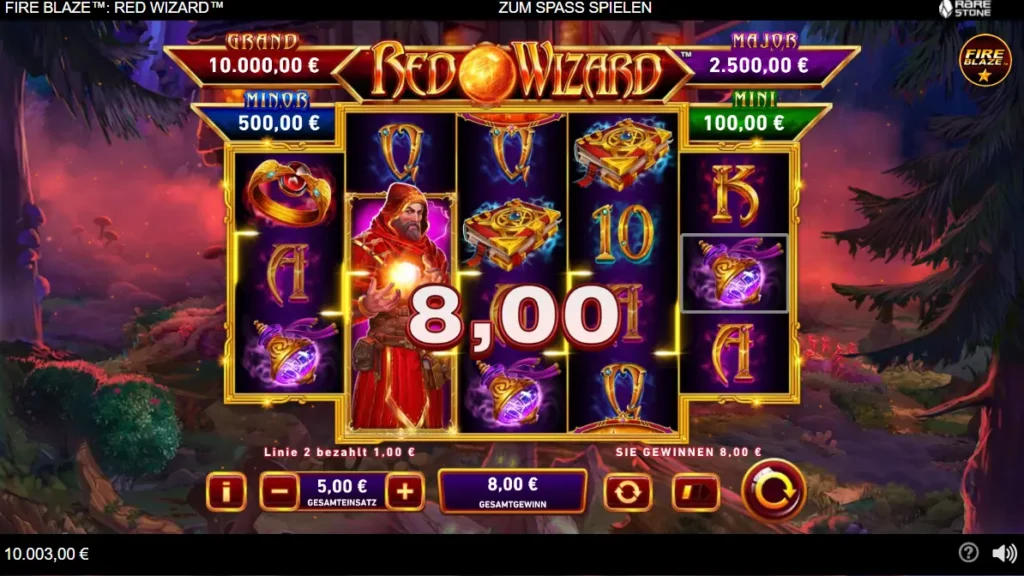Fire Blaze Red Wizard
