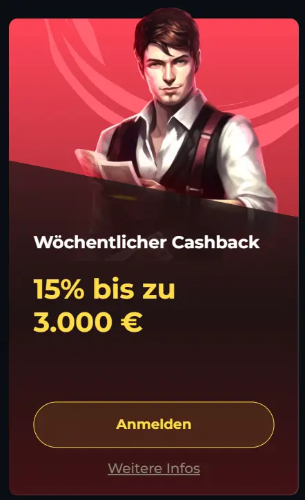 Wöchentlicher Cashback