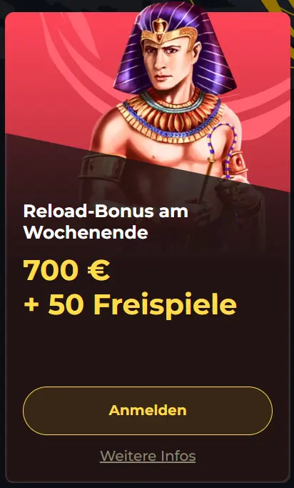 Boomerang Casino Online Bonus am Wochenende