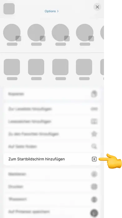 Installation der App für iOS
